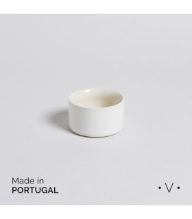 Mini Bowl de Cerámica Lagoa Cream 8 cm Vassa