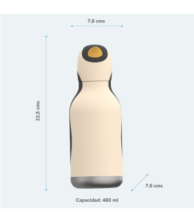 Botella Térmica Bestie Penguin 460 ml Asobu