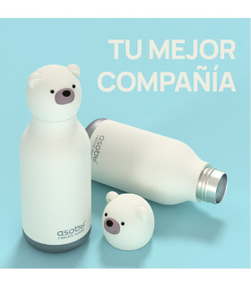 Botella Térmica Bestie Bear 460 ml Asobu
