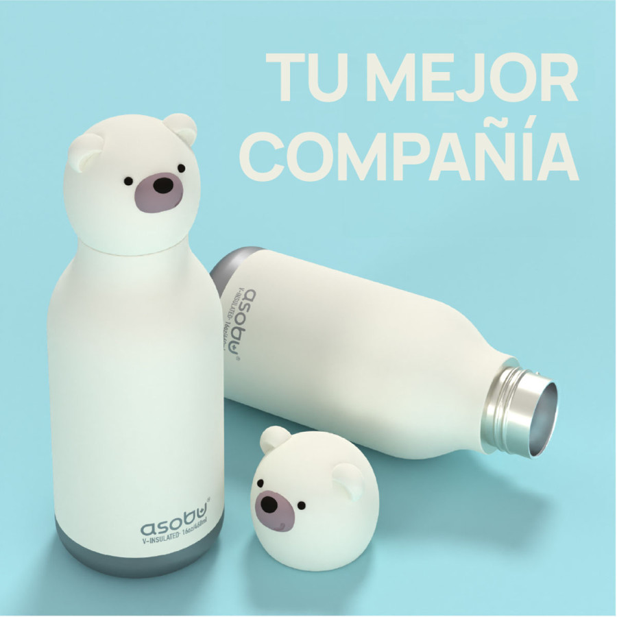 Botella Térmica Bestie Bear 460 ml Asobu