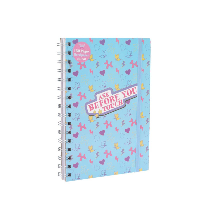 Cuaderno A5 con Elástico Butterfly Alparamis