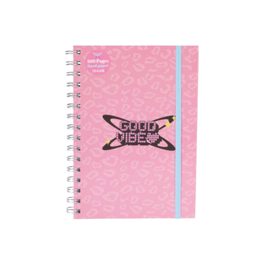 Cuaderno A5 con Elástico Butterfly Alparamis