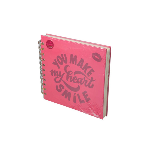 Cuaderno Cuadrado 16 cm Pink Party Alparamis