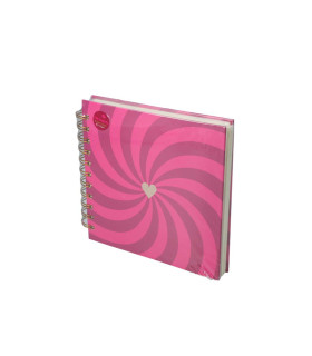 Cuaderno Cuadrado 16 cm Pink Party Alparamis