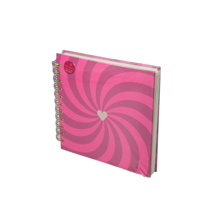 Cuaderno Cuadrado 16 cm Pink Party Alparamis