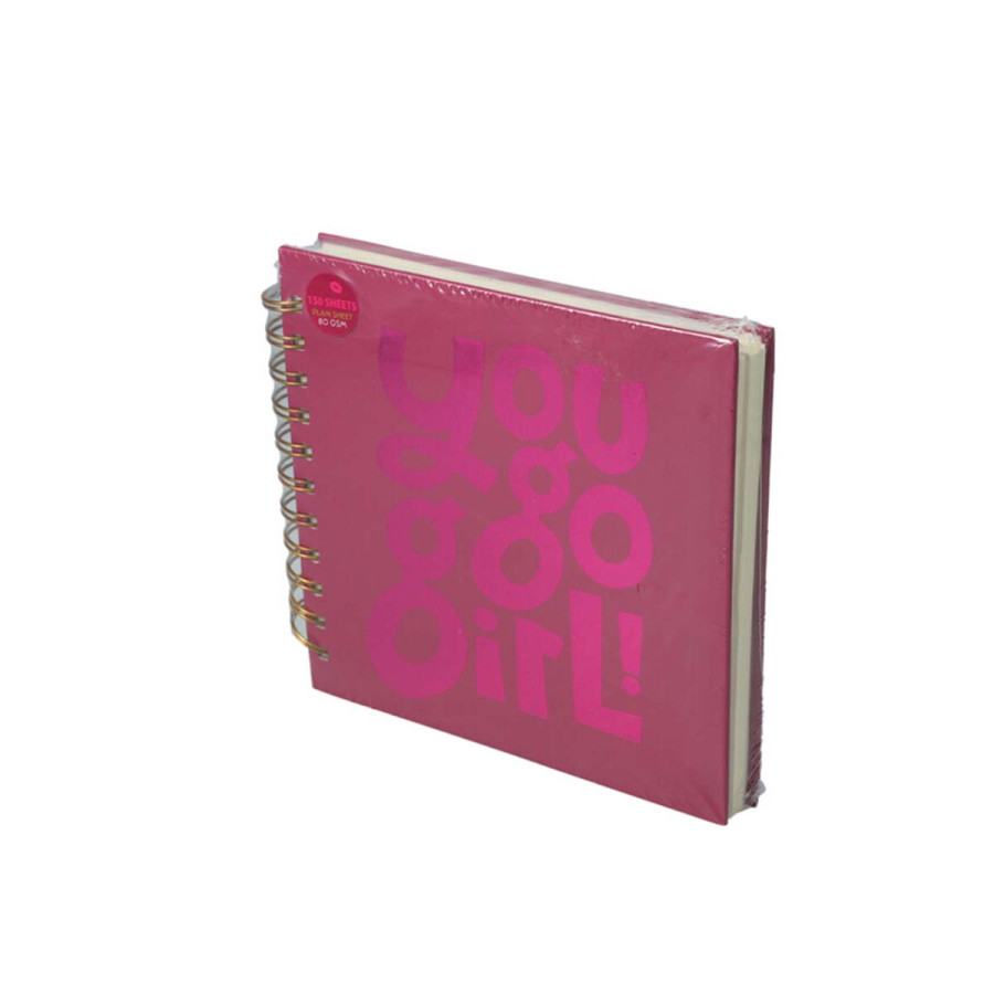 Cuaderno Cuadrado 16 cm Pink Party Alparamis