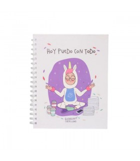 Cuaderno Tapa Blanda A4 Cuadriculado Procastrinar Fera