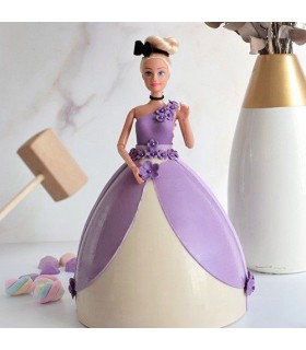 Set de placas Para Cake Falda MuÃ±eca