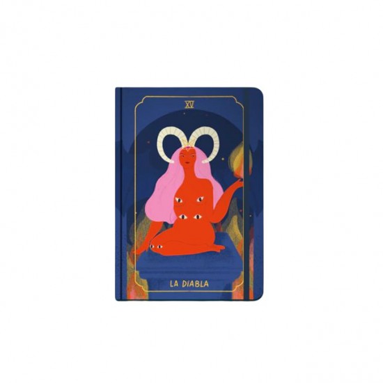 Cuaderno Punteado 14X20 Cosido La Diabla Fera