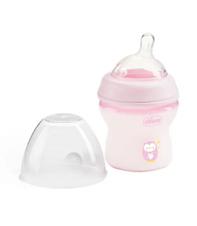 Mamadera Natural Feeling Chicco Flujo Lento 150 Ml Rosa