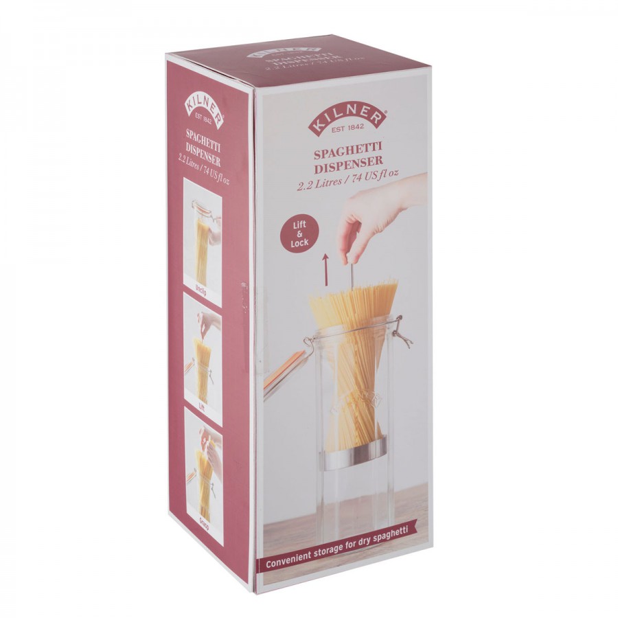 Frasco de Vidrio Spaghetti Dispenser 2.2 l Kilner