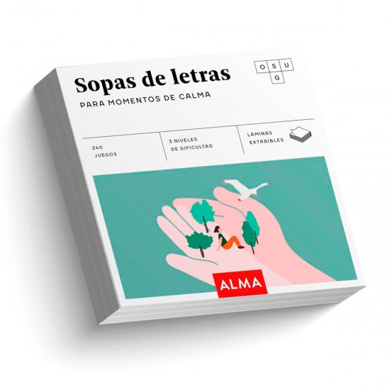 Libro con Juegos Alma Sopa de Letras para Momentos de Calma