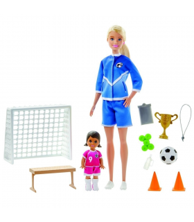 Muñeca Barbie Entrenadora De Fútbol
