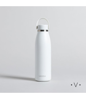 Botella Térmica de Acero Zurl White con Pico 500 ml Vassa