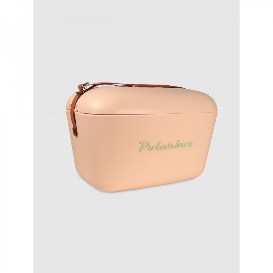 Heladerita Polarbox Rosa con Asa Marrón 20 l