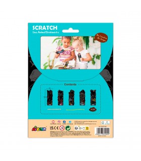 Señaladores Scratch Art Animales del Mar Avenir