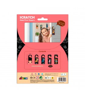 Cartel Colgante Scratch Art Animales Avenir