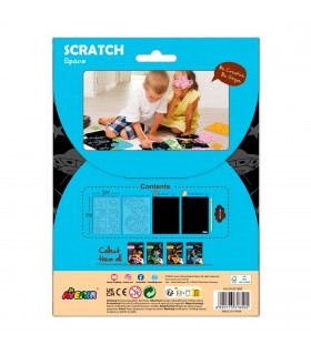 Scratch Art con Stencil Espacio Avenir