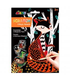 Scratch Art 4 Animales Mágicos Avenir