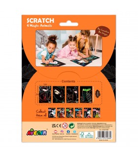 Scratch Art 4 Animales Mágicos Avenir