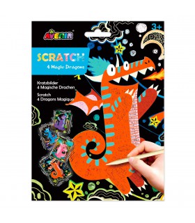 Scratch Art 4 Dragones Mágicos Avenir