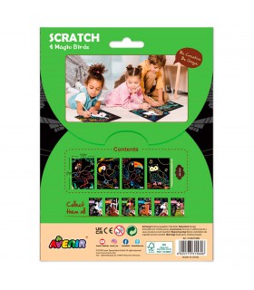Scratch Art 4 Pájaros Mágicos Avenir