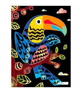 Scratch Art 4 Pájaros Mágicos Avenir
