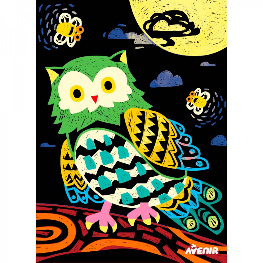 Scratch Art 4 Pájaros Mágicos Avenir