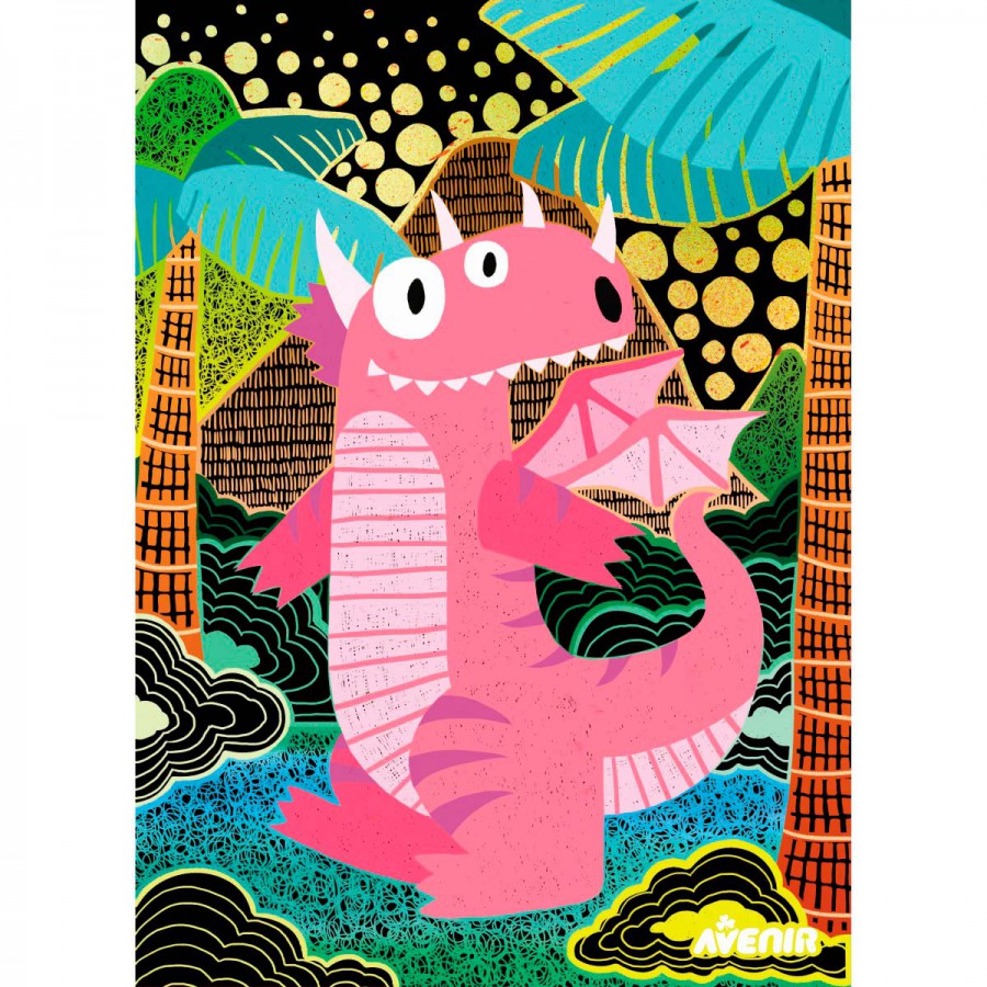 Scratch Art 4 Dragones Mágicos Avenir