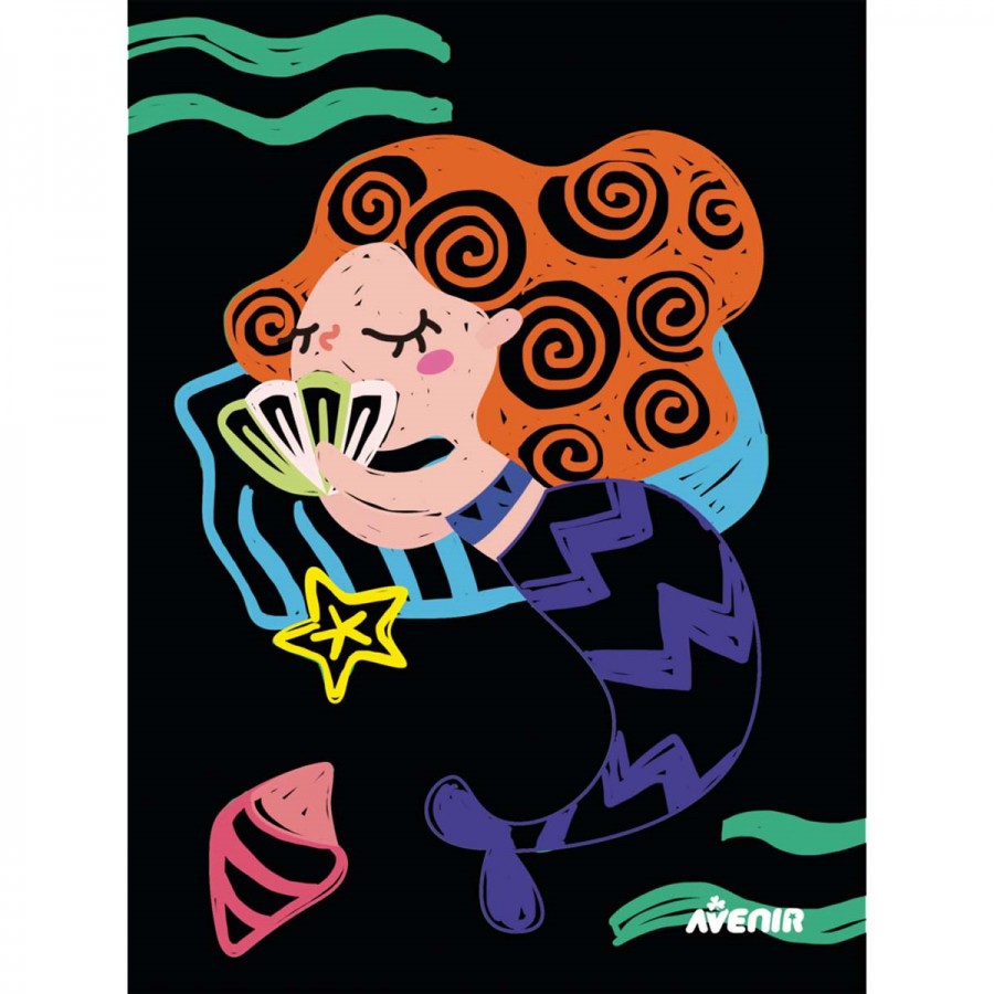 Scratch Art Junior Little Mermaid Avenir