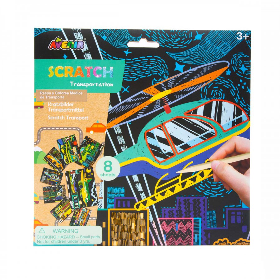 Scratch Art Transportation Avenir