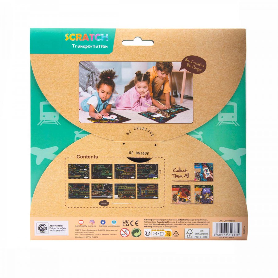 Scratch Art Transportation Avenir