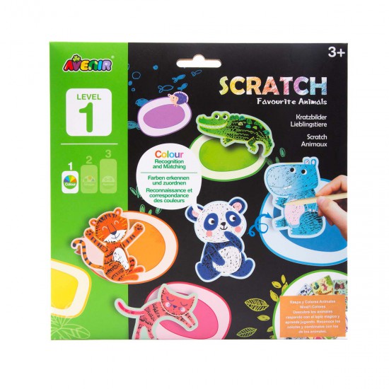 Scratch Art Nivel 1 Animales Favoritos Avenir