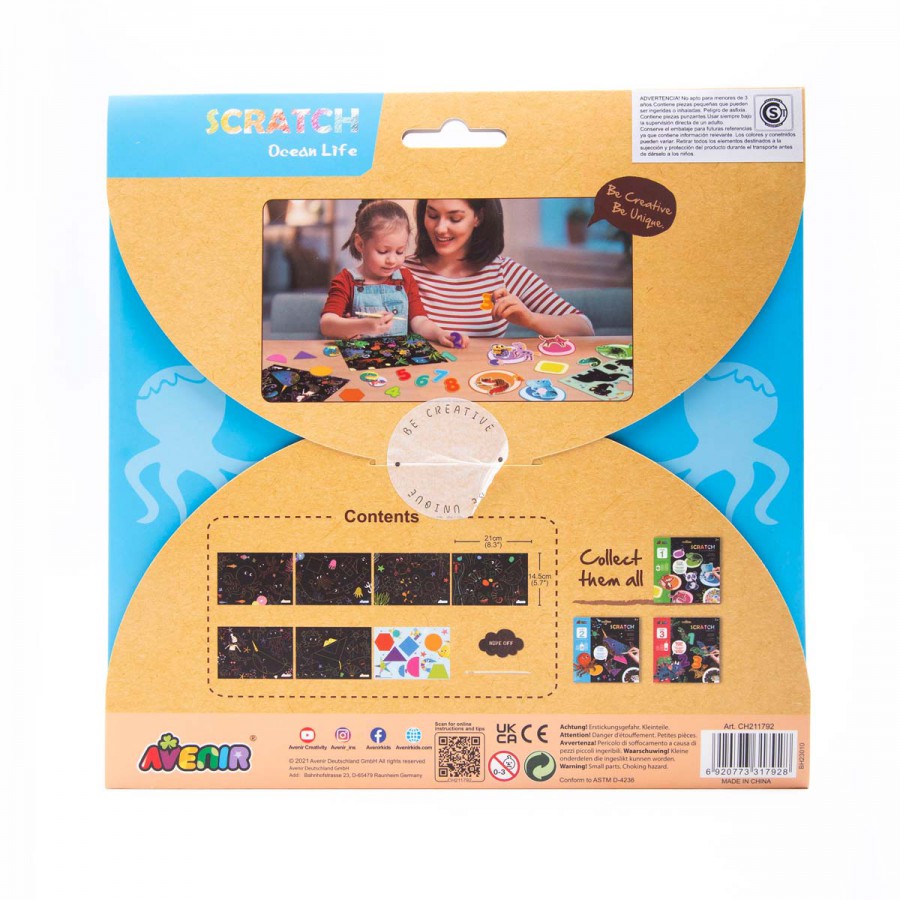 Scratch Art Nivel 2 Ocean Life Avenir