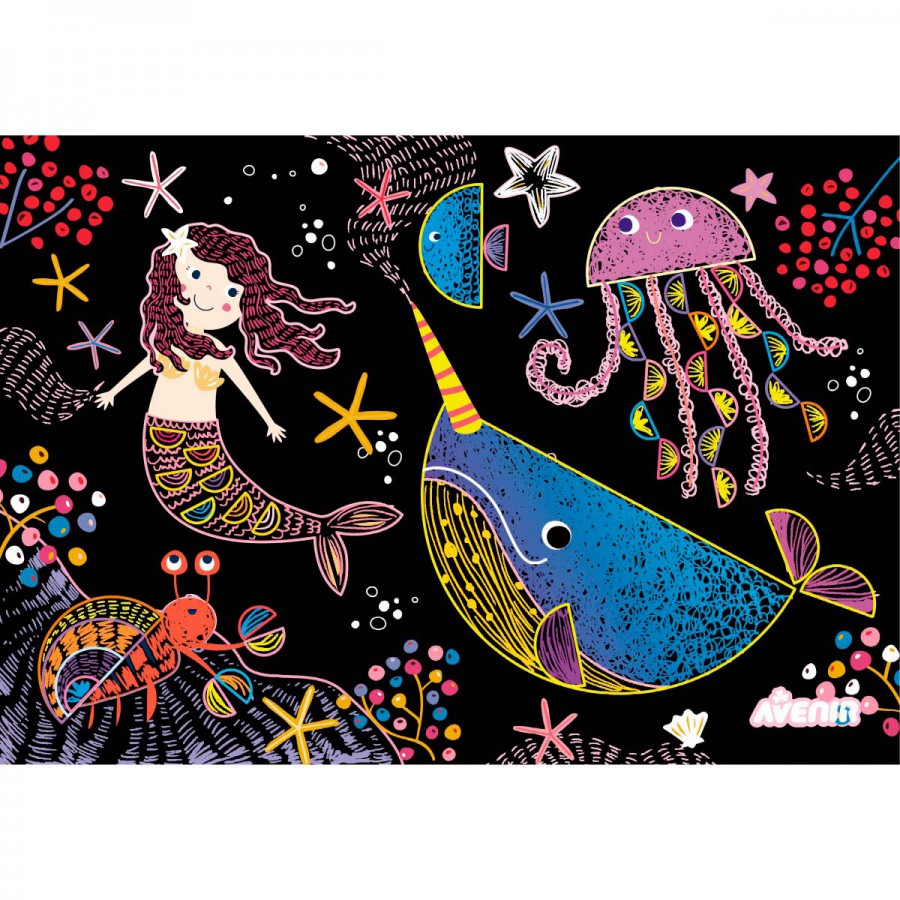 Scratch Art Nivel 2 Ocean Life Avenir