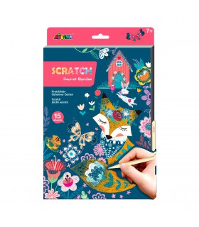 Scratch Book A5 Secret Garden Avenir