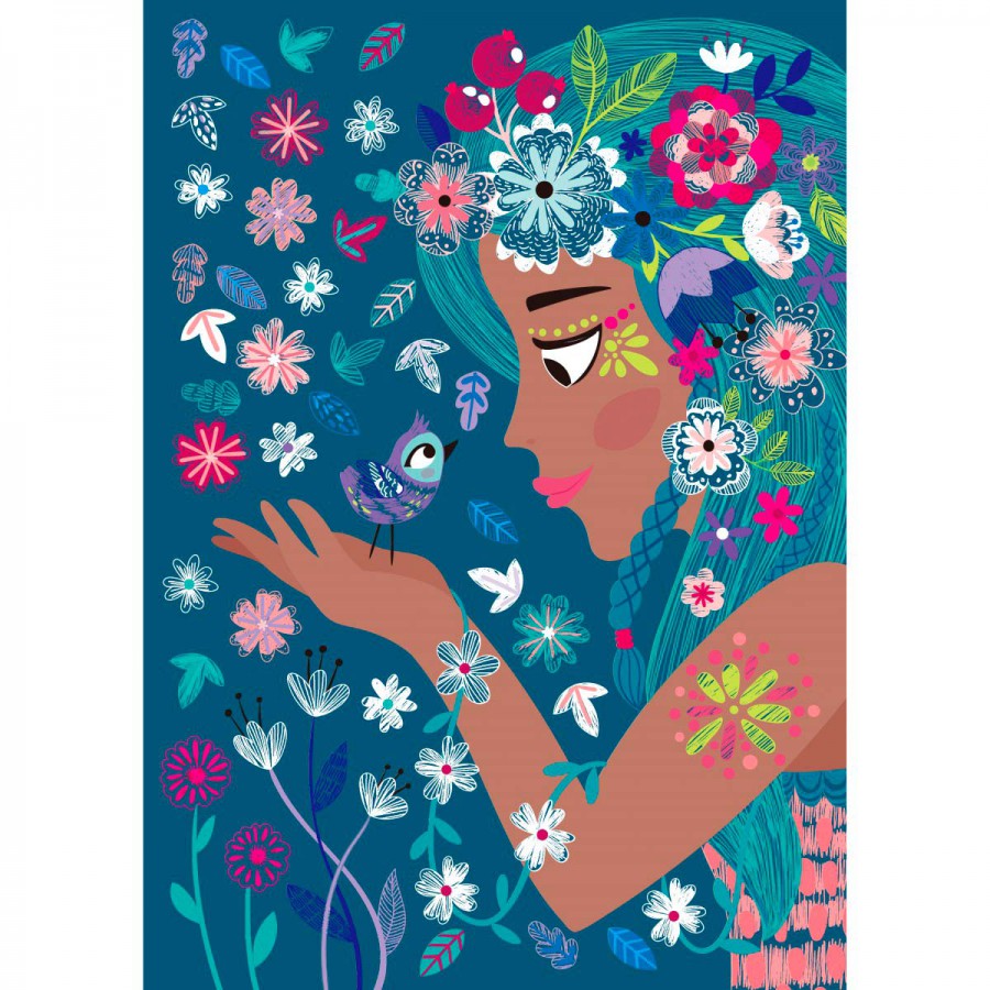 Scratch Book A5 Secret Garden Avenir