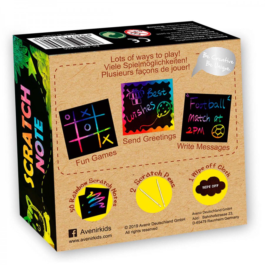 Block de Notas Scratch Note Avenir
