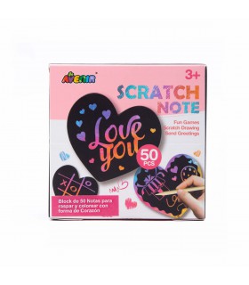 Block de Notas Heart Scratch Note Avenir