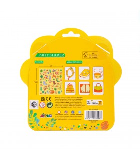 Puffy 3D Stickers Animales Avenir