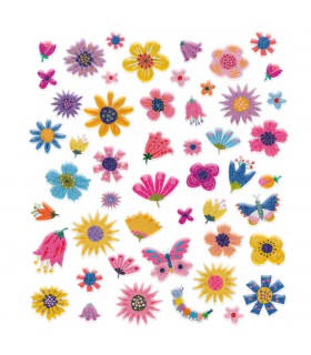 Puffy 3D Stickers Jardín Avenir