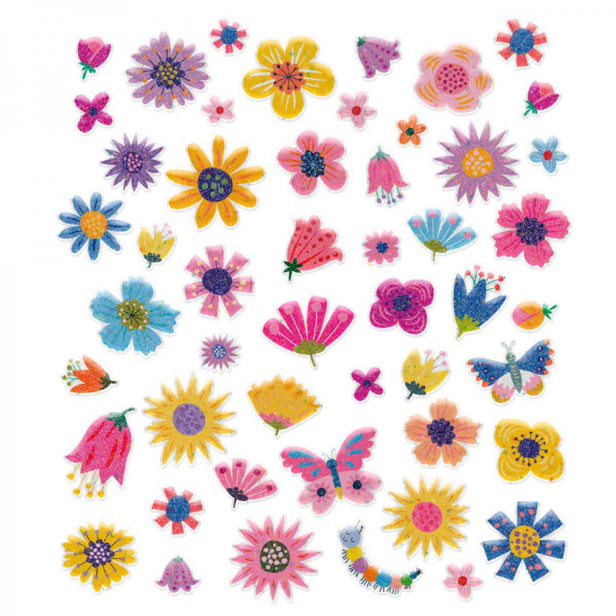 Puffy 3D Stickers Jardín Avenir