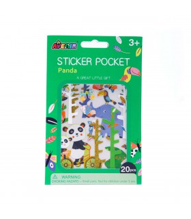 Stickers Pocket del Mundo de Pandas Avenir