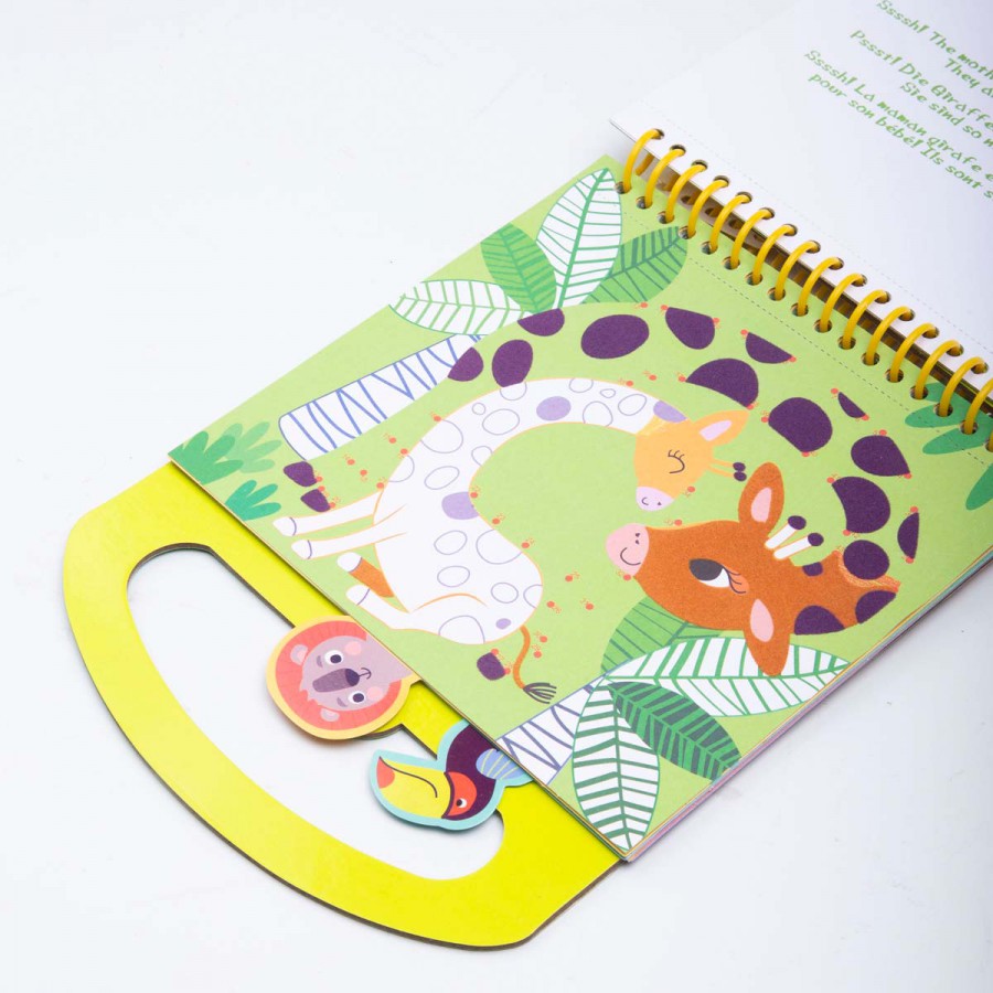 Libro de la Jungla para Colorear Avenir