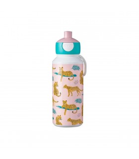 Botella pop-up campus 400 ml - leopardo