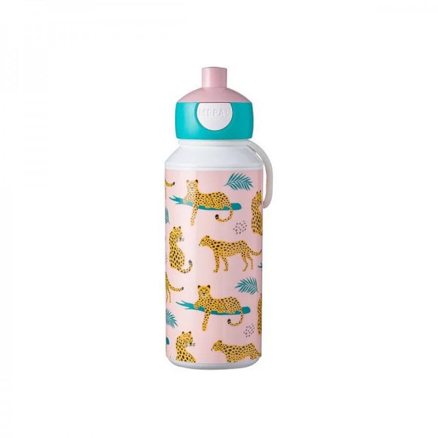 Botella pop-up campus 400 ml - leopardo