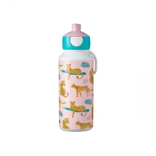 Botella pop-up campus 400 ml - leopardo