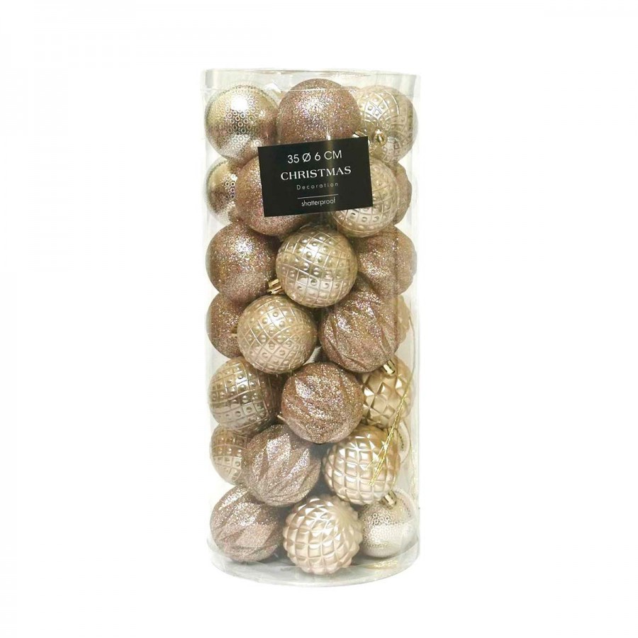 Bolas Peltre de 6 cm x 35 Alparamis