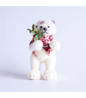 Adorno de Oso Polar Parado 19 cm Alparamis