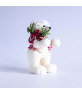 Adorno de Oso Polar Parado 19 cm Alparamis